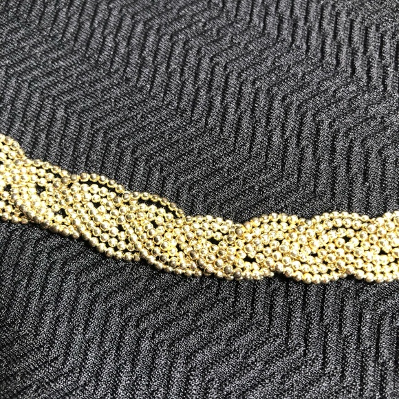 Vintage Art Deco Gold Tone Chain With Tassel - Picture 6 of 8